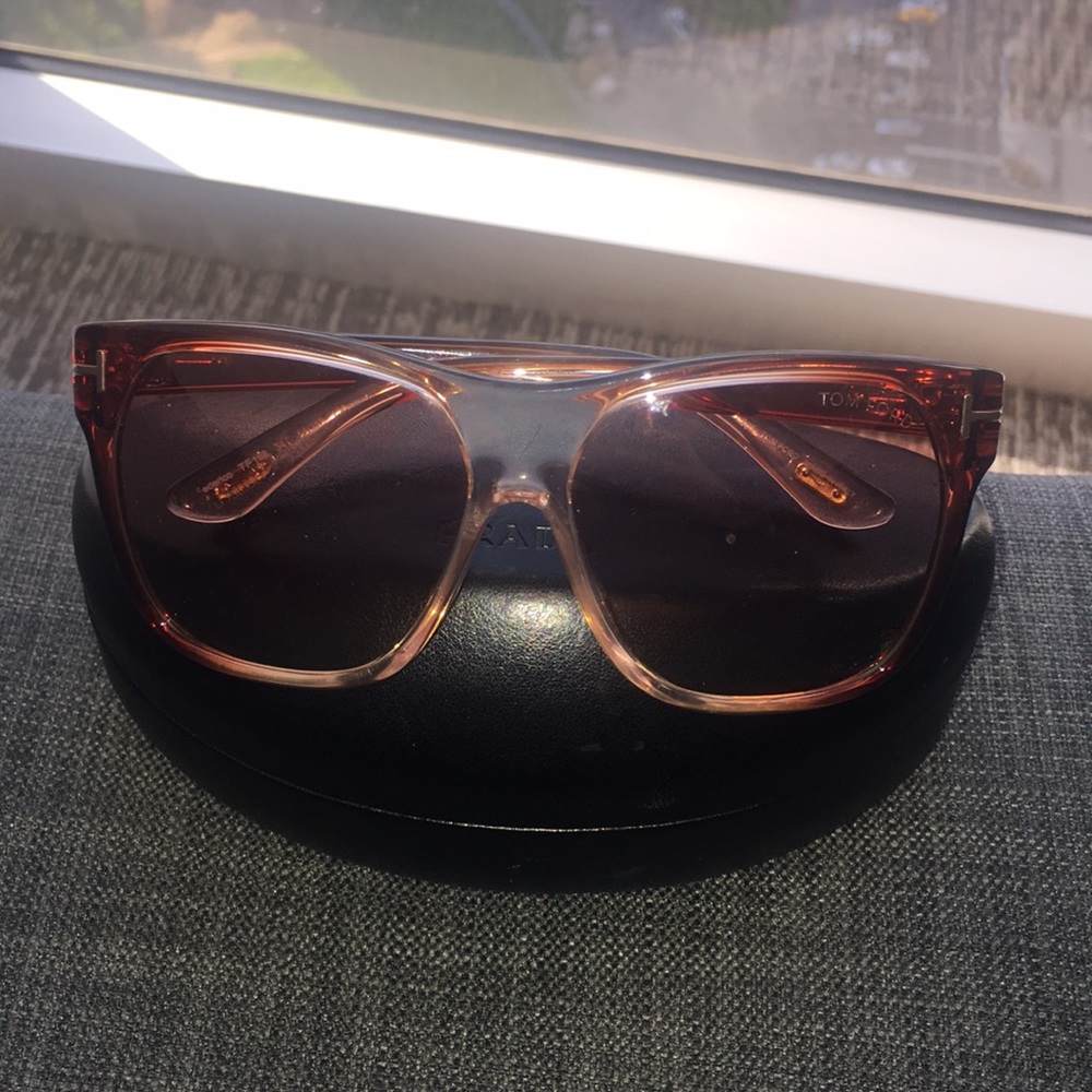 Tom Ford Sunglasses, pink, black, women